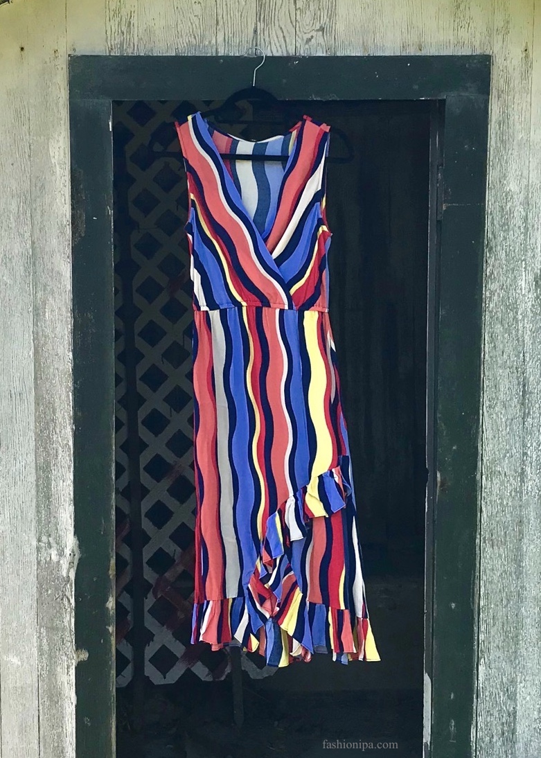 Anthropologie Wavy Stripe Dress