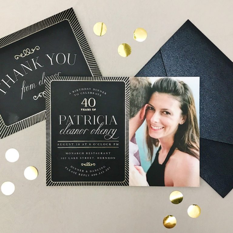Adult Birthday Invitation