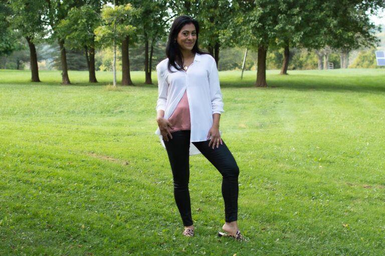 White Silk Blouse fashionipa