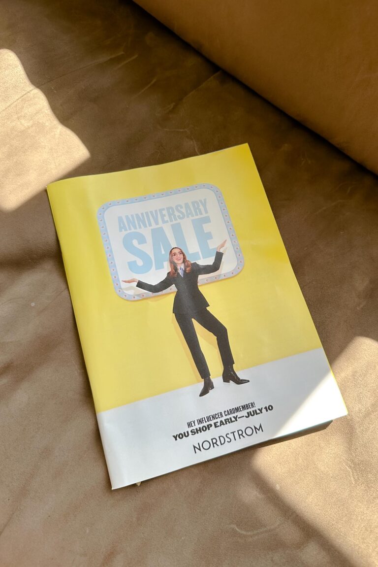 The 2025 Nordstrom Anniversary Sale Preview catalog.