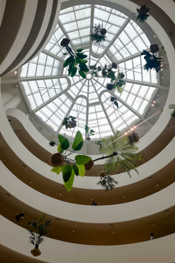 Ceiling of the Guggenheim museum in NYC