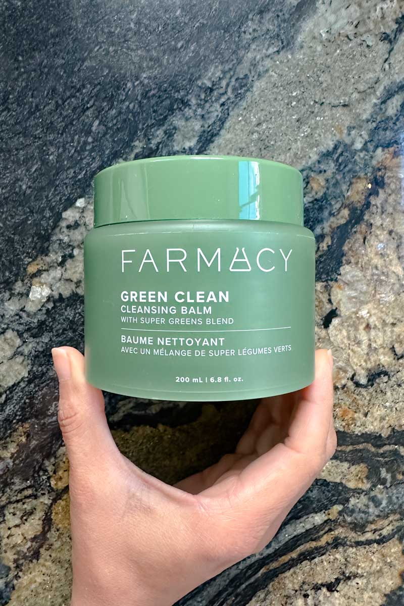 Farmacy Green Clean makeup remover.